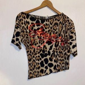 🌟Cheetah print top